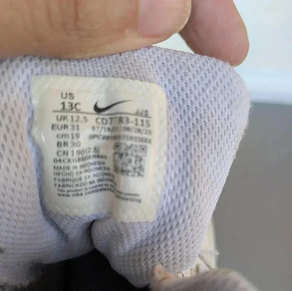 Nike Shoes Court Borough Mid 2 Pure Platinum Mint Sneakers SZ 13c (CD7783-011) - Picture 5 of 7
